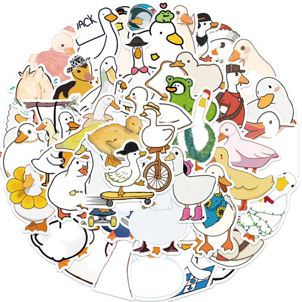 50 Stk e Duck Graffiti Sticker Toy DIY Kid Scrapbook Telefon Wate