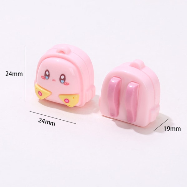 5 st Anime Cartoon Star Kirby Ryggsäck Creative Pink Mini Penda A1