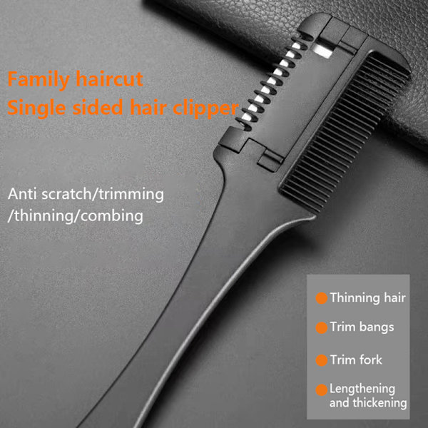 1kpl Hair ting Comb -hiusharjat Razor Trimmin -kampaamolla