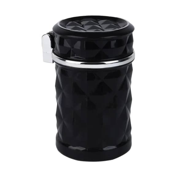 Bilaskebeger med lokk og LED-lys white