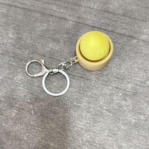 1 st Mini Ångad Bulle Leksak Dekompression Bulle Klicker Nyckelring A2