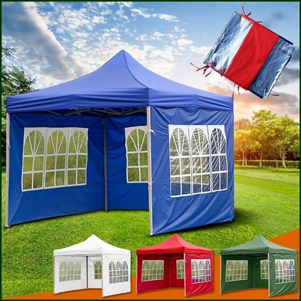 Udendørs fest regntætte Oxford stoftelte Garden Shade Top Ten Dark blue Translucent 3x2m