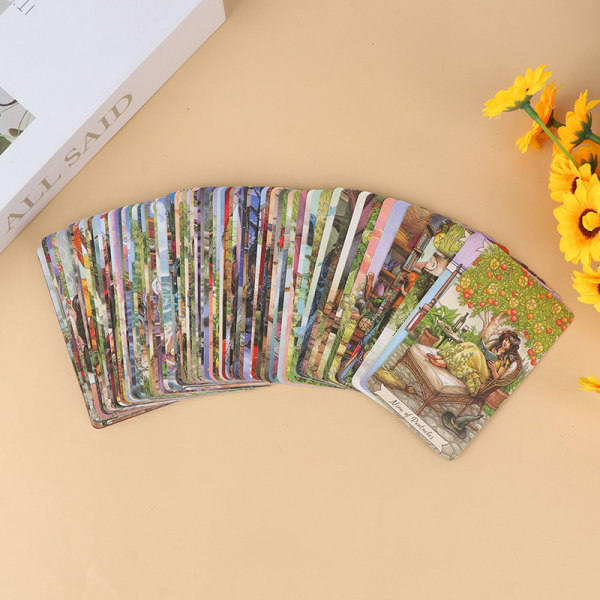 Tarotkort Tarotbok på engelsk Everyday Witch Tarot