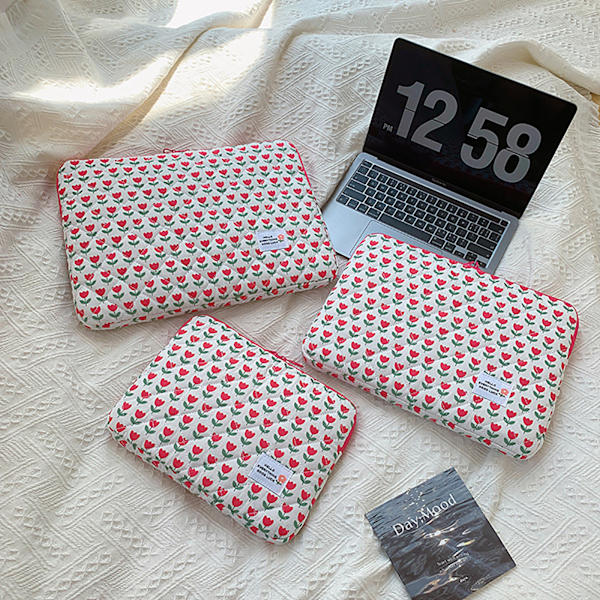 ins style høj værdi små blomster e laptop taske 11 tommer liner R1-11 inch