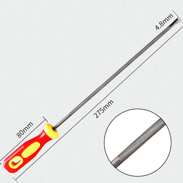 Pyöreä korkeahiiliterästeroitin moottorisahan ketjuviila Shar 4.8mm