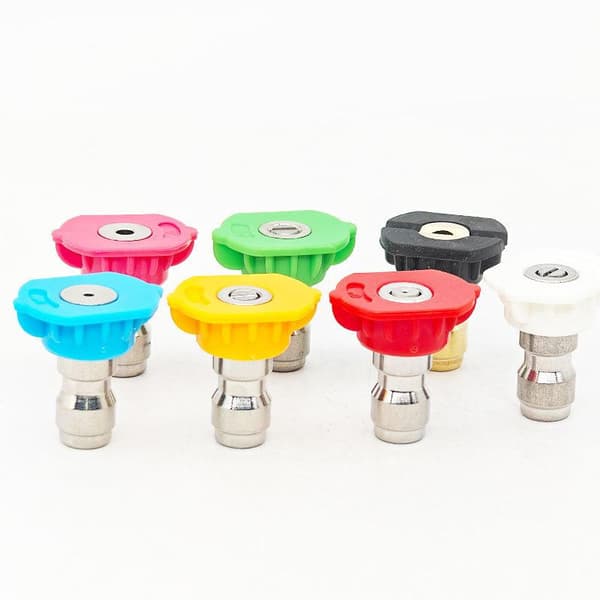 5/7 st högtryckstvätt munstycken olika grader snabbkoppling 5PCS