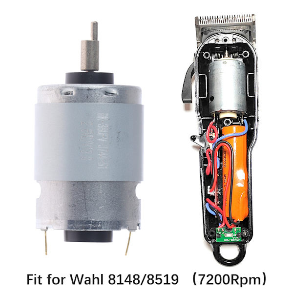 3,6 V:n pyörivä moottori 7200 RPM, sopii 8148/8591-hiusleikkuria varten