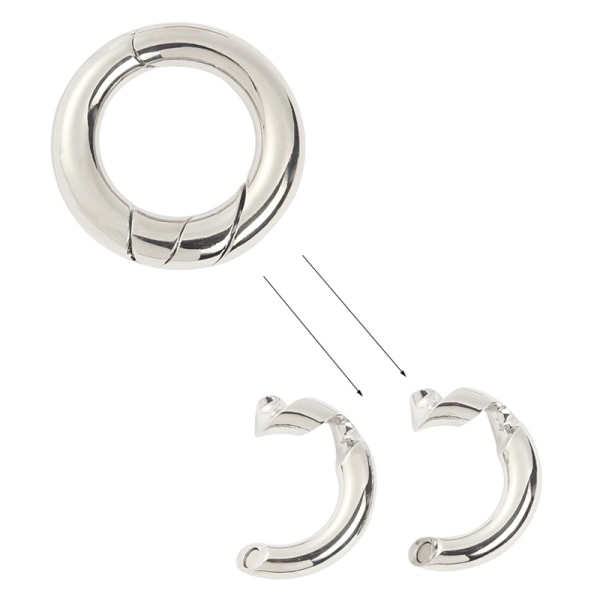 Metall Luban Lock Unloop Toy Brain Teaser Classic Vanskelig Unlo