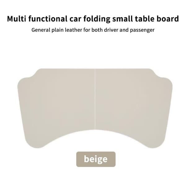 Bilbakke Bord Sammenklappeligt Auto Fører Passagersæde Laptop Skrivebord D Beige