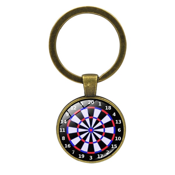 Muoti Dart Target Riipus avaimenperä Digitaalinen Target Avaimenperä Ca 3
