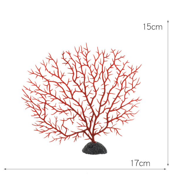 Tree Shape Akvarium Dekoration Decor Sea Iron Tree Plastic Cora White