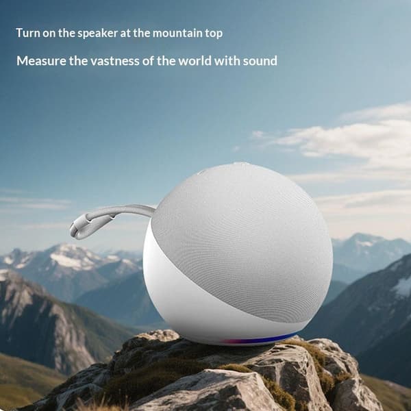 1 sæt til Alaxe lille Bluetooth-højttaler subwoofer sfærisk min A5