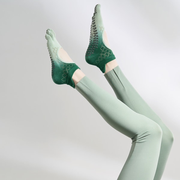 Gradient Color Korte Yoga Sokker Pilates Sokker Indendørs skridsikker F A1  7ee9 | A1 | Fyndiq