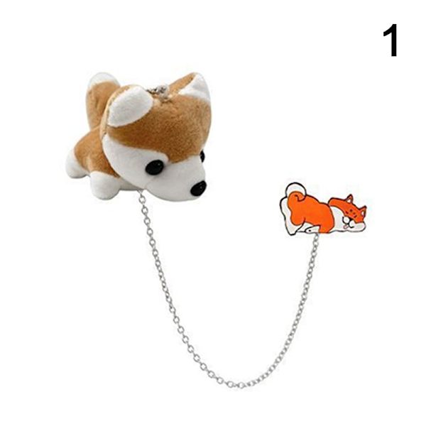 Husky Pehmo Doll Rintaneula Sarjakuva Eläin Rintaneulat Rintanappi rintaneula 1