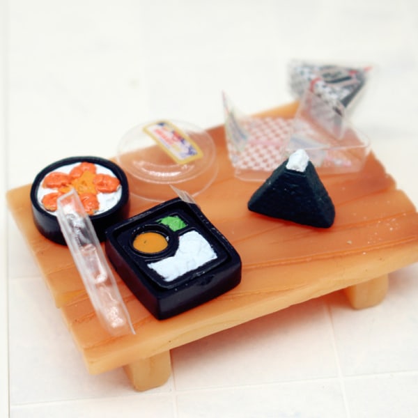 2 Stk Dukkehus Sushi Bento Model Dukkehus Miniature Dukker Hou A