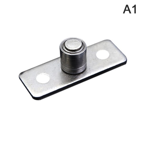 2 Stk Gulvmonteret skydedør i træ. Styrerulleholder Top A1