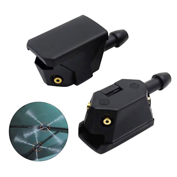 2st Universal Car Wind Washer Torkarblad Vattenspraymunstycken