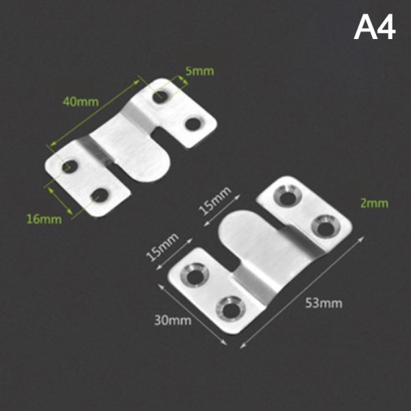 4st Kraftig vägghängare för bildram Displaykrok Sectiona A4