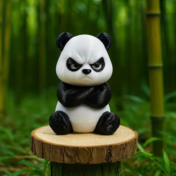 3D-printet sint pandafigur A