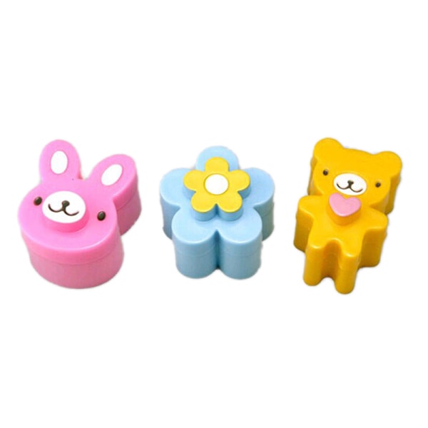 3 kpl Sandwich Crust ter Cookie Mold Bento Maker Panda F