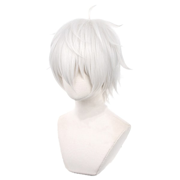 Anime Cosplay Wig For Dramatic Murder Costume Short Sliver Wh