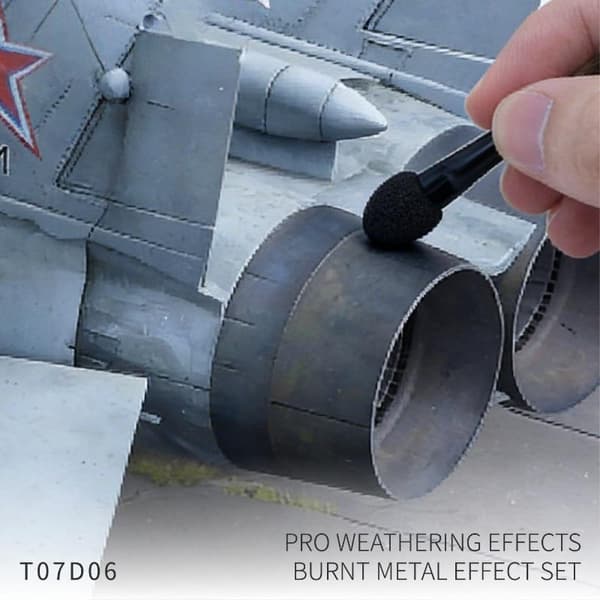 1 sett Weathering Master for militærmodell forvitringseffekter B A2