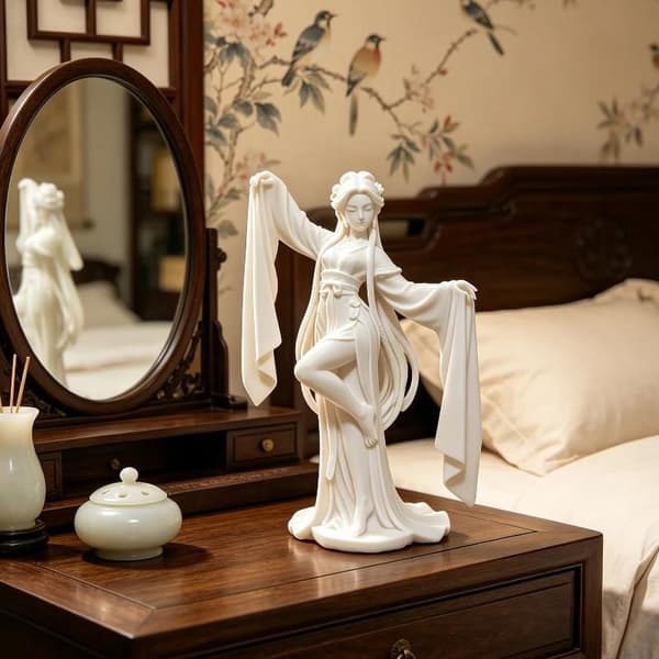 3D-printet vannermedanseskulptur Klassisk danserfigur White