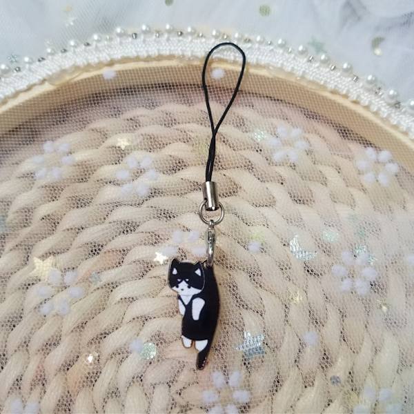 Mobiltelefon Lanyard Universal Cat Phone Strap Til IPhone Case Yellow