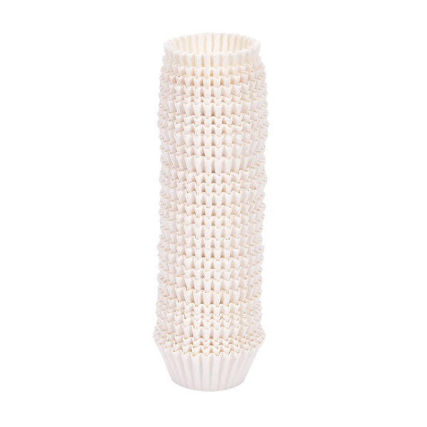 500 STK Mini Chocalate Papir Liners Bagning Cupcake Cases Muffin White