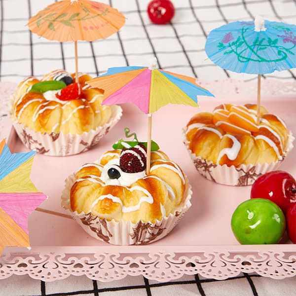 20-50 kpl Multi Colored Paper Cocktail Sateenvarjot Mini Party Dri C
