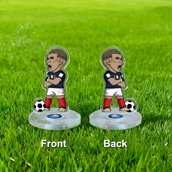 Varmt salg akryl standee fodboldstjernefigur B