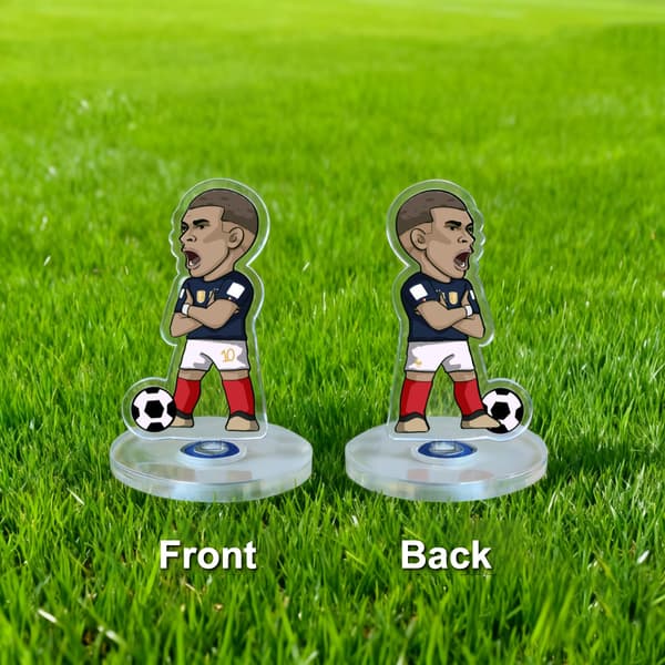 Varmt salg akryl standee fodboldstjernefigur I