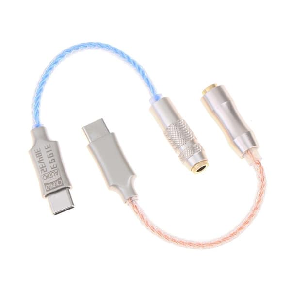 CX31993 DAC Type C til 3,5 mm lydadapter hodetelefonadapter 32b Gold