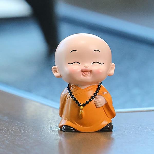 Mini Buddha-statue Små buddhistiske munker Buddhisme-figur Ze A2