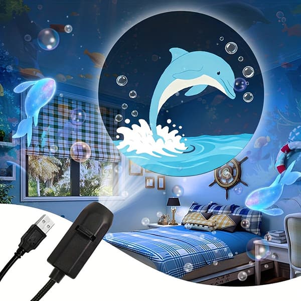 LED Projektionslys USB LED Projektor LED USB Ocean Life LED P