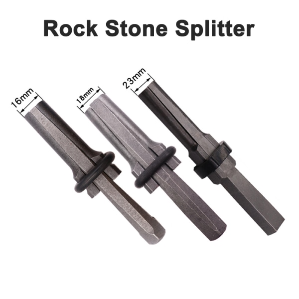 16/18/23mm tulppakiilat Höyhenen välilevyt Betoni Rock Stone Splitt 16mm