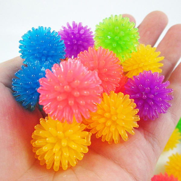 12x Cat Toys Stretch Plysch Ball Toy Ball Colorful Interactive S