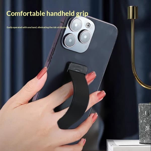 Mobiltelefon Håndbånd Plastik Fingerstrop Push Pull Telefonholder Purple