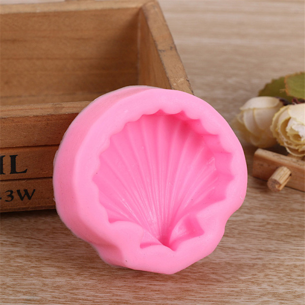 Big Sea Shell Shape 3D Silikone Fondant Kageform Værktøj Bagetøj