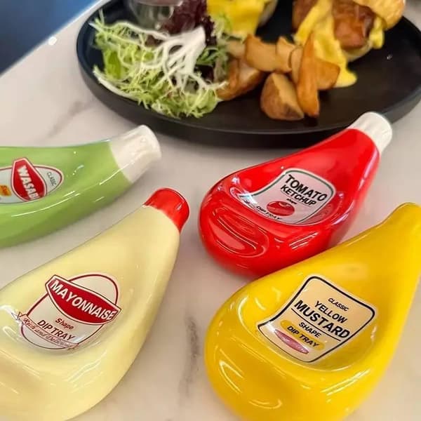 Luova dippikulho: Ketsuppi yellow