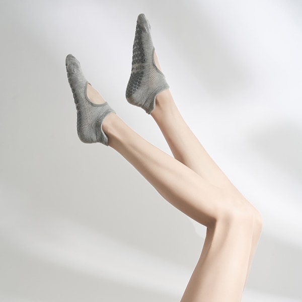 Gradient Color Lyhyet joogasukat Pilates-sukat Liukumattomat sisätilat F A8
