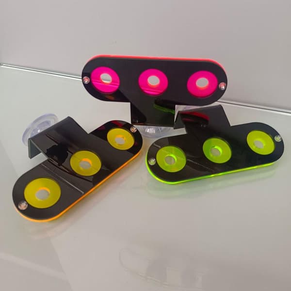 1 st akrylfluorescens SPS korallfragfäste växande plugg H A2
