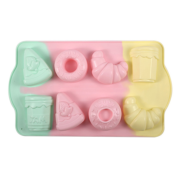 Kage Silikone Form Blomst Chokolade Kage Form Holiday Decoratio A6