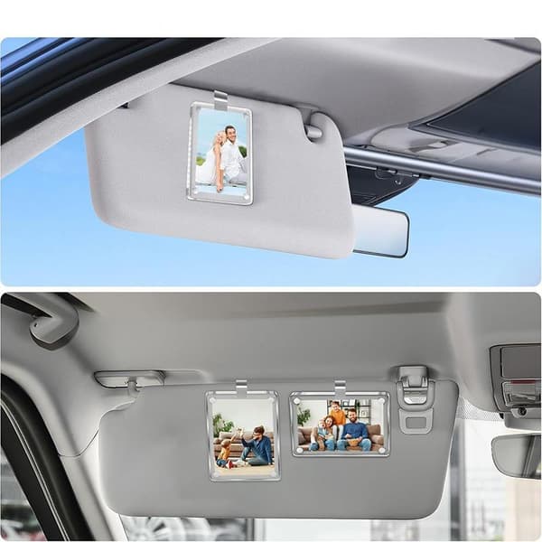 Bilvisirklemme for bilder Bilpynt Bilde for bil Par gave White