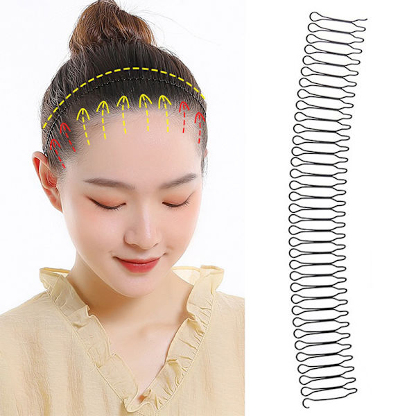 Hårfinishing Clip Scrunchie Invisible Comb Extra hårhållare A