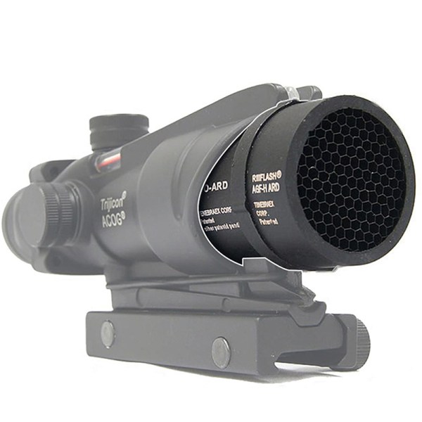 Honeycomb Protective Cover ACOG Scope Protective Cover Dust Kil Black