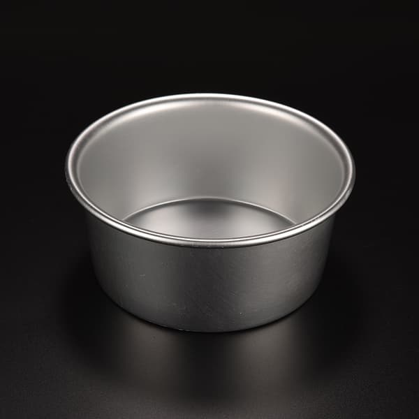 Rund aluminiumsbakeform Panneform for smørbrødkakesett 4'