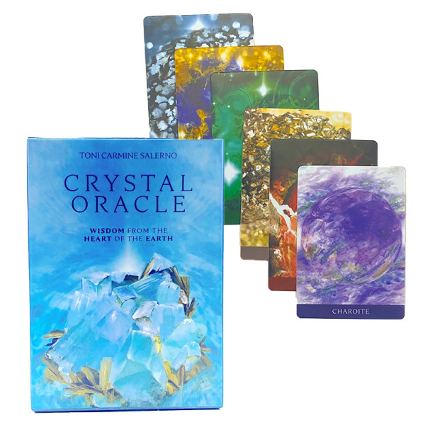 Crystal Oracle Card Tarot Prophecy Fate Divination Deck Family
