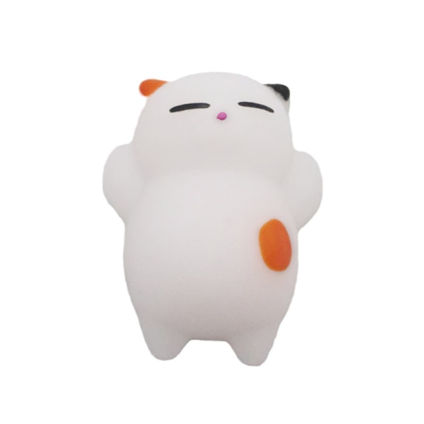 søt katt klem healing morsomme barn kawaii leketøy stress reliever de Orange