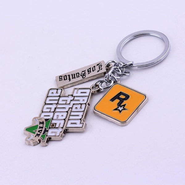 Peli Avaimenperä Miesten Kirje-avaimenperä Auto Rock Star Keying Key Bu A